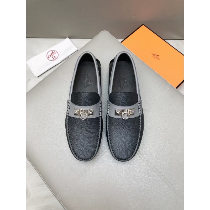 H**mes leather shoes